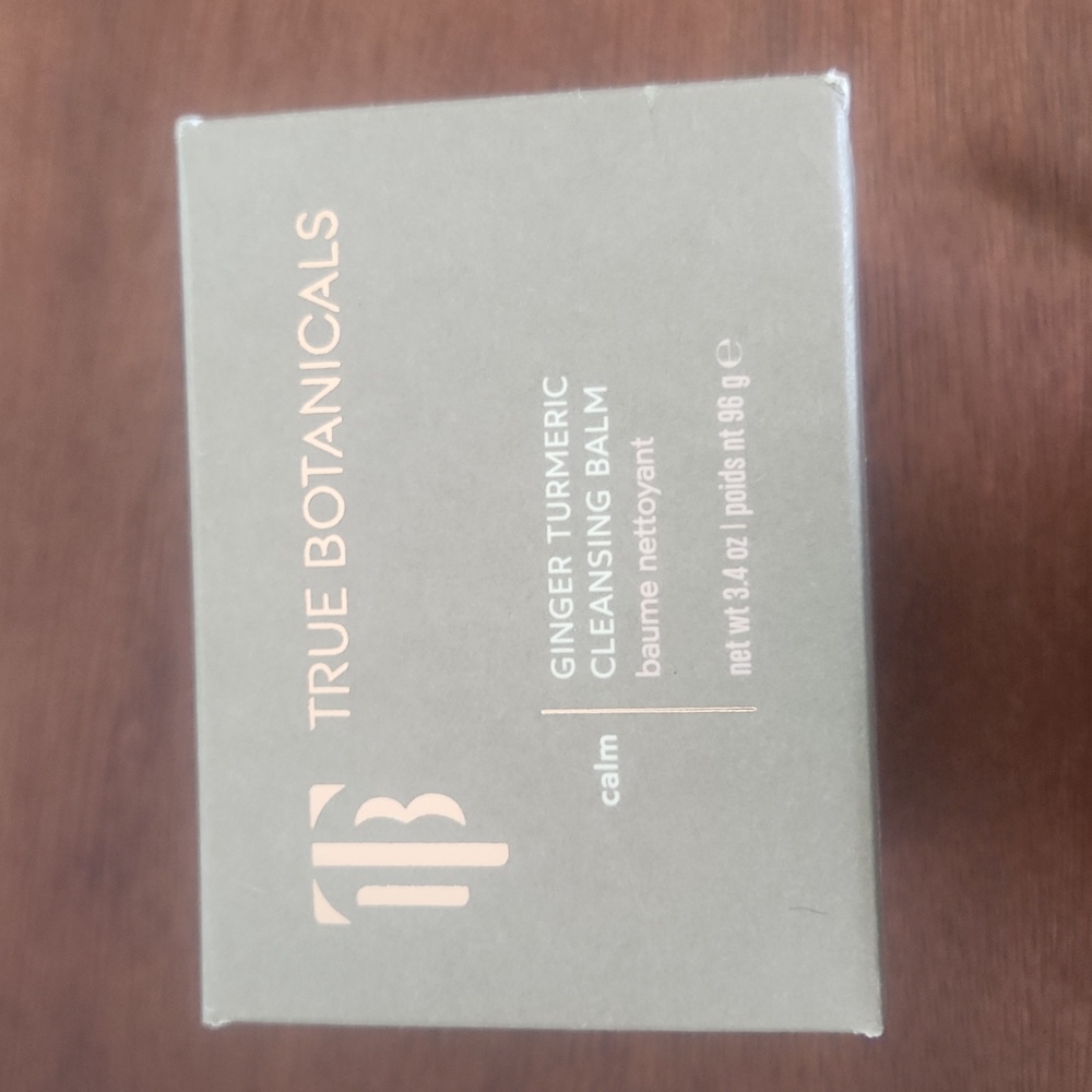 True botanicals ginger turmeric cleansing balm